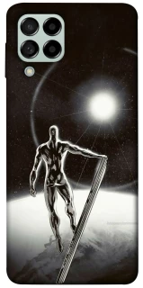 Чехол на Samsung Galaxy M53 5G Серебряный сёрфер фото 1 из 1