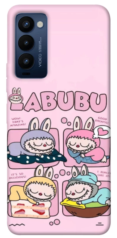 Чохол на TECNO Camon 18 Labubu Dreams Collage фото 1 з 1