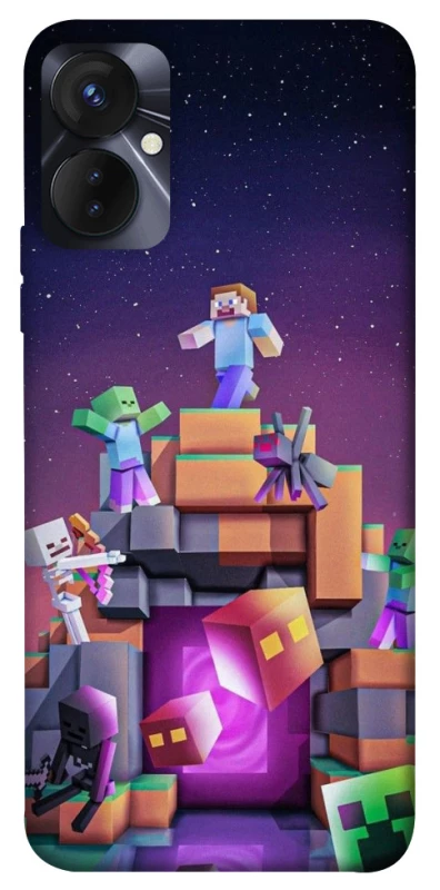 Чохол на TECNO Spark 9 Pro (KH7n) Minecraft aesthetics фото 1 з 1