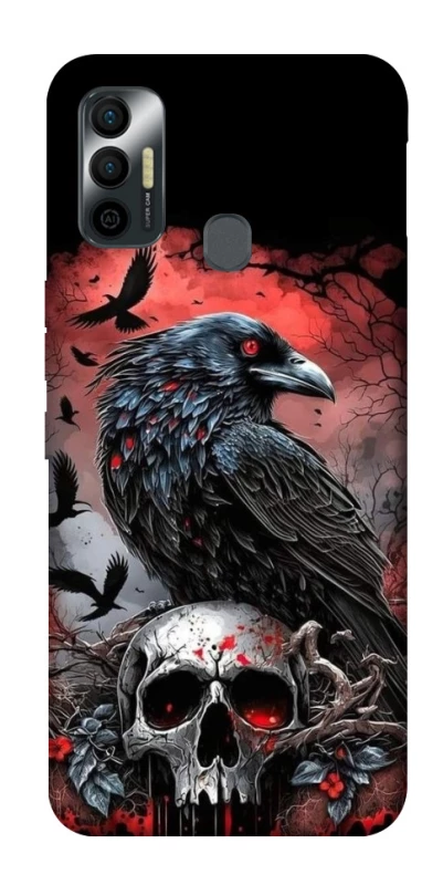 Чехол на TECNO Spark 7 Death eagle фото 1 из 1