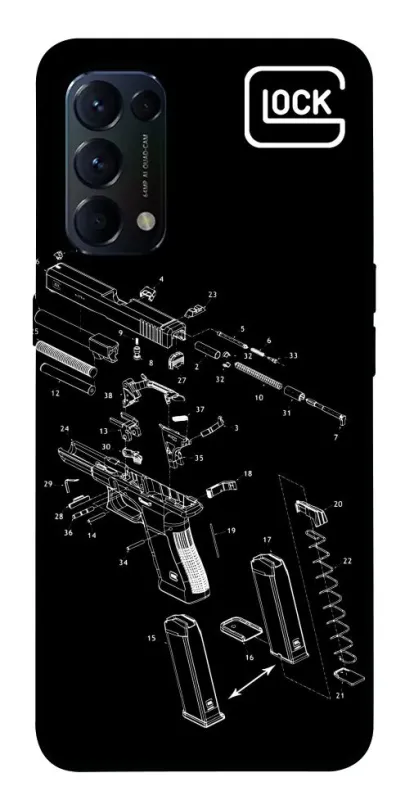Чехол на Oppo Reno 5 4G LOCK фото 1 из 1