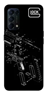 Чехол на Oppo Reno 5 4G LOCK фото 1 из 1