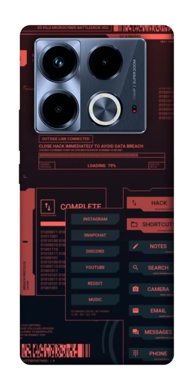 Чехол на Infinix Note 40 4G Attention фото 1 из 1