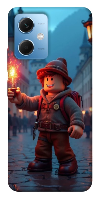 Чохол на Xiaomi Poco X5 5G Roblox Fire Logo Blue Flames фото 1 з 1