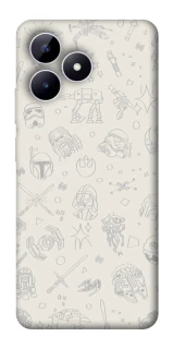 Чохол на Realme Note 50 5G Star Wars background ver.1 фото 1 з 1