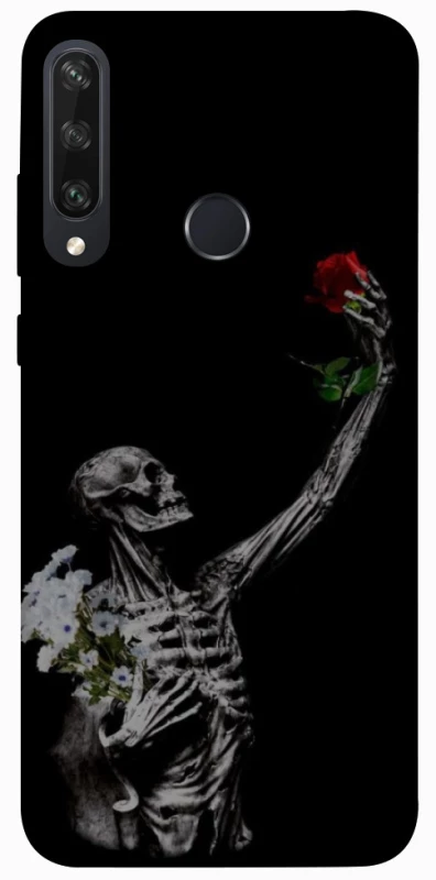 Чохол на Huawei Y6p Skeleton vs Rose фото 1 з 1