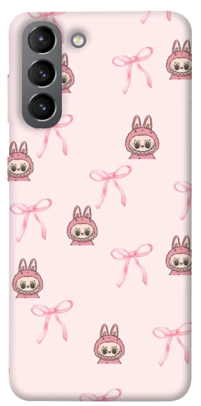 Чохол на Samsung Galaxy S21 Pink bows and Labubus фото 1 з 1