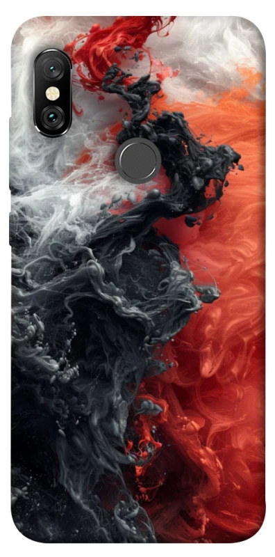 Чехол на Xiaomi Redmi Note 6 Pro Black and Red фото 1 из 1