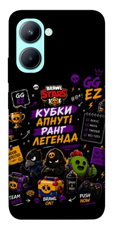 Чохол на Realme C33 Brawl Stars collage фото 1 з 1