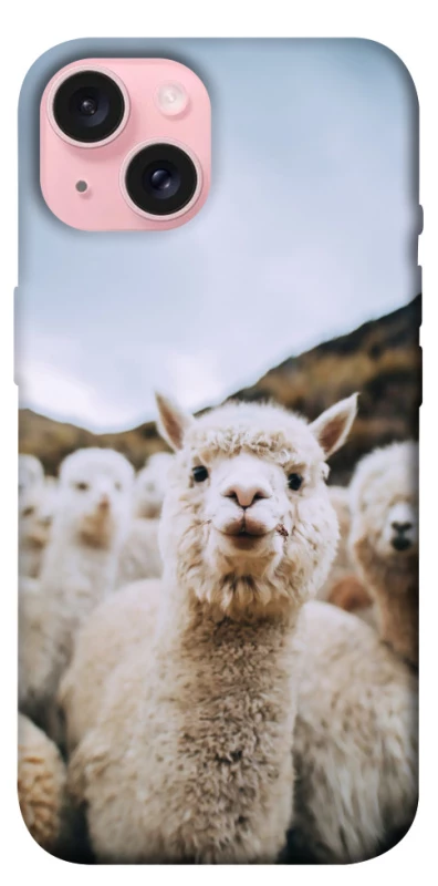 Чехол на Apple iPhone 15 (6.1") Лама фото 1 из 1