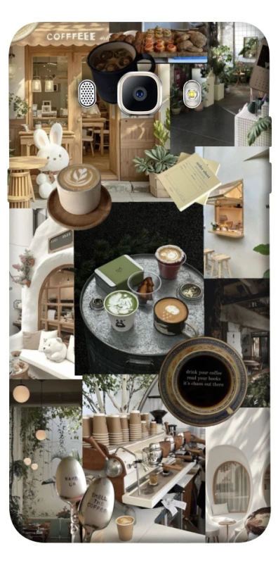Чохол на Samsung J710F Galaxy J7 (2016) Coffee collage ver.4 фото 1 з 1