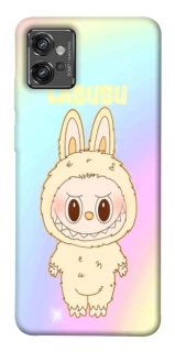 Чохол на Motorola Moto G32 Fluffy Rainbow Labubu фото 1 з 1