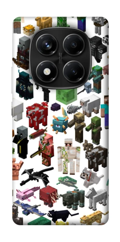 Чехол на Xiaomi Redmi Note 14 Pro 4G Minecraft v4 фото 1 из 1