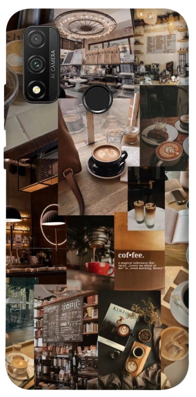 Чохол на Huawei P Smart (2020) Coffee collage ver.2 фото 1 з 1