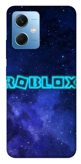 Чохол на Xiaomi Poco X5 5G Roblox Space Logo Blue фото 1 з 1
