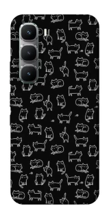 Чохол на Infinix Hot 60 Pro Black Cats фото 1 Чохол на Infinix Hot 60 Pro Black Cats фото 1 з 1