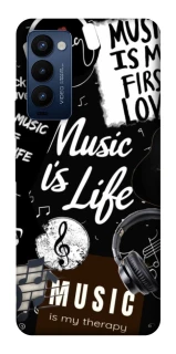 Чохол на TECNO Camon 18 Pro Music is Life фото 1 з 1
