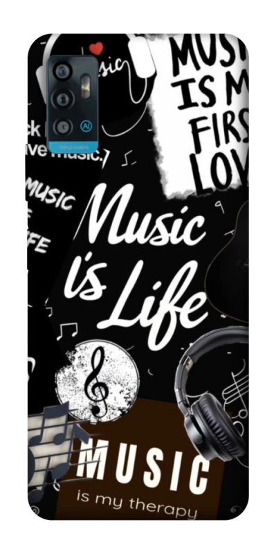 Чохол на ZTE Blade A71 Music is Life фото 1 з 1