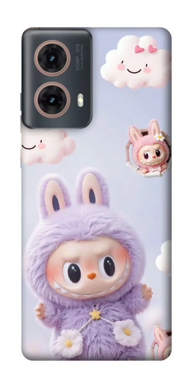 Чохол на Motorola Moto G85 Labubu & clouds фото 1 з 1