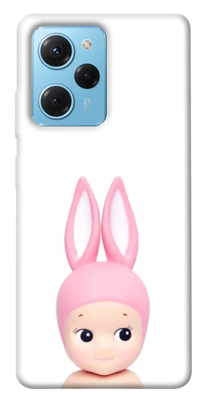 Чохол на Xiaomi Poco X5 Pro 5G Minimal Bunny Peek фото 1 з 1