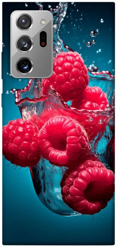 Чехол на Samsung Galaxy Note 20 Ultra Малинка в воде фото 1 из 1