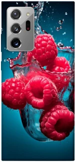 Чехол на Samsung Galaxy Note 20 Ultra Малинка в воде фото 1 из 1