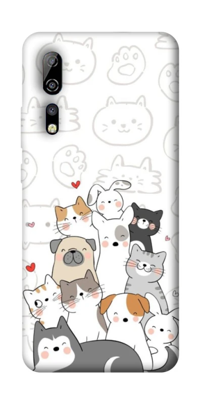 Чохол на ZTE Axon 10 Pro Funny Pets фото 1 з 1