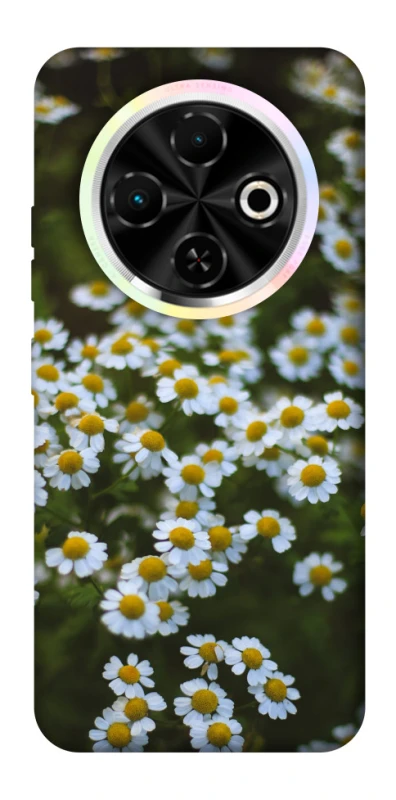 Чехол на TECNO Spark 30C Ромашки v13 фото 1 из 1