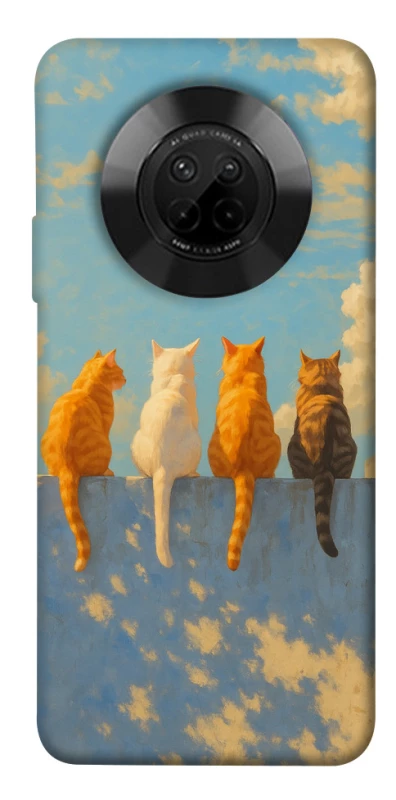 Чехол на Huawei Y9a cats on wall фото 1 из 1