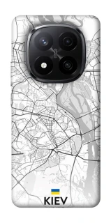 Чохол на Xiaomi Redmi Note 14 Pro+ 5G Kiev white map фото 1 з 1