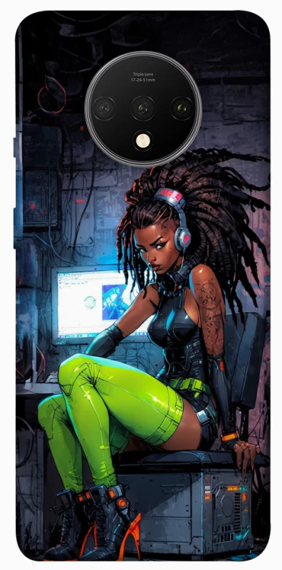Чехол на OnePlus 7T Cyber girl фото 1 из 1
