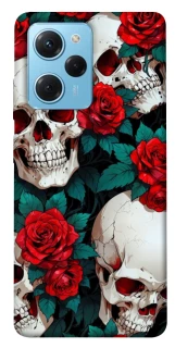 Чохол на Xiaomi Poco X5 Pro 5G skull and rose фото 1 з 1