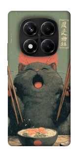 Чехол на Xiaomi Redmi Note 14 Pro 5G Hungry Cat фото 1 из 1