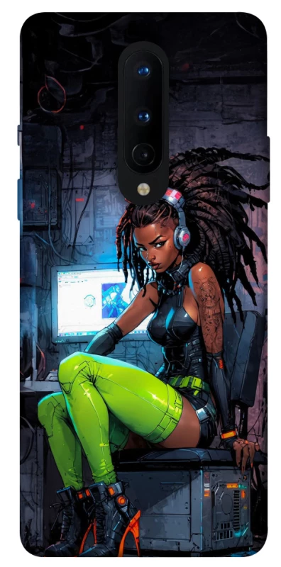 Чехол на OnePlus 8 Cyber girl фото 1 из 1