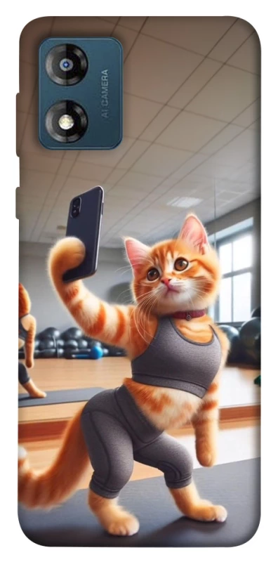Чехол на Motorola Moto E13 Кошечка фото 1 из 1