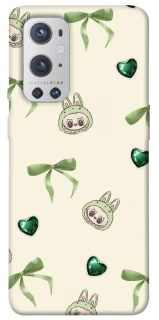 Чохол на OnePlus 9 Pro Labubu Green Heart фото 1 з 1