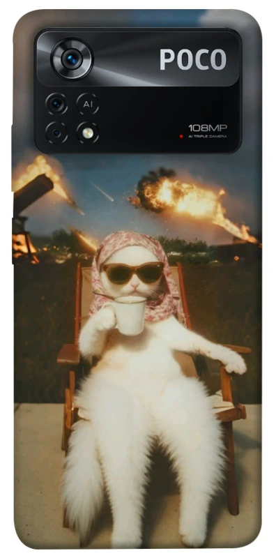 Чехол на Xiaomi Poco X4 Pro 5G Exploding Kittens ver.1 фото 1 из 1
