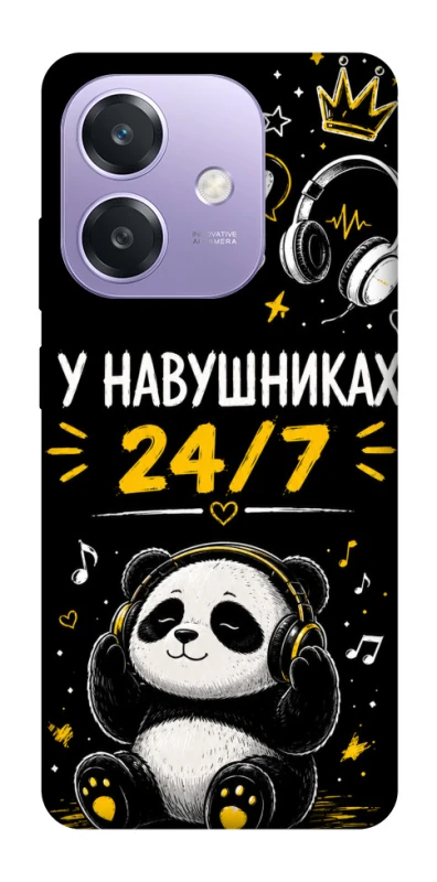 Чехол на Oppo A3 4G У навушниках 24/7 фото 1 из 1