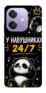 Чехол на Oppo A40m У навушниках 24/7 фото 1 из 1