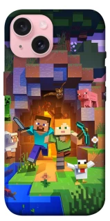 Чохол на Apple iPhone 15 (6.1") Minecraft game фото 1 з 1