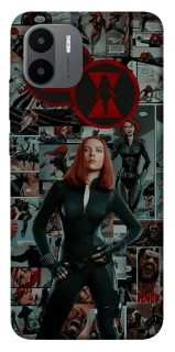 Чехол на Xiaomi Redmi A1 / A2 Black Widow фото 1 из 1