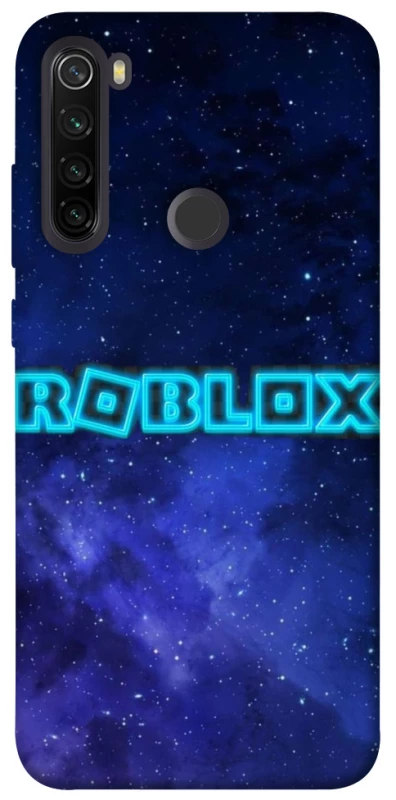 Чехол на Xiaomi Redmi Note 8T Roblox Space Logo Blue фото 1 из 1