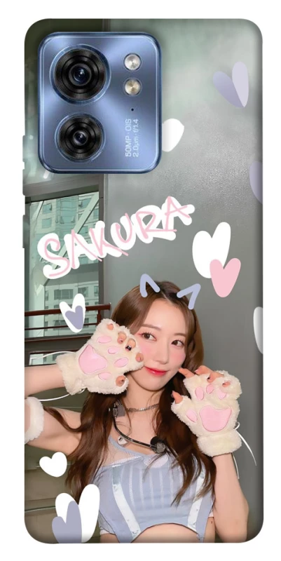 Чохол на Motorola Edge 40 Sakura - LE SSERAFIM фото 1 з 1