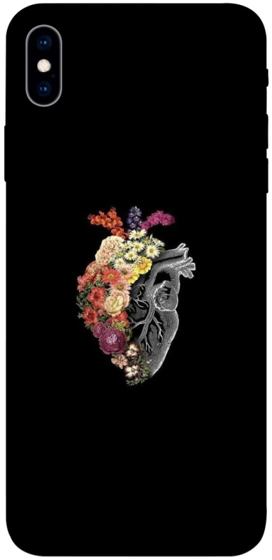 Чохол на Apple iPhone XS Max (6.5") Heart with flowers фото 1 з 1