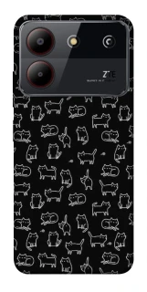 Чохол на ZTE Blade A54 4G Black Cats фото 1 з 1