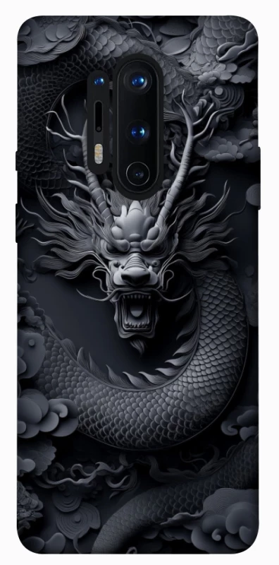 Чехол на OnePlus 8 Pro black dragon фото 1 из 1
