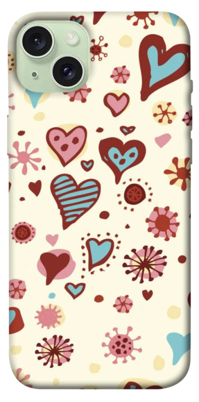 Чохол на Apple iPhone 15 Plus (6.7") Pretty hearts фото 1 з 1