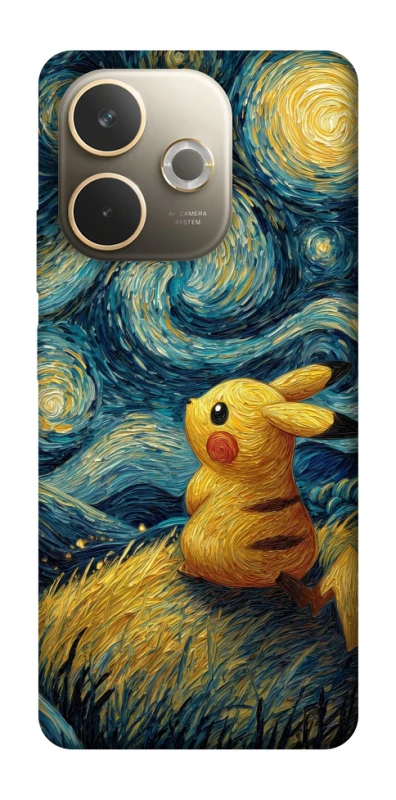 Чохол на Oppo A5 Pro 4G Pikachu and Van Gogh фото 1 з 1