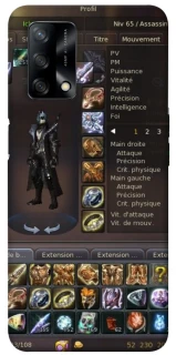 Чехол на Oppo A74 4G Character Menu ver.1 фото 1 из 1