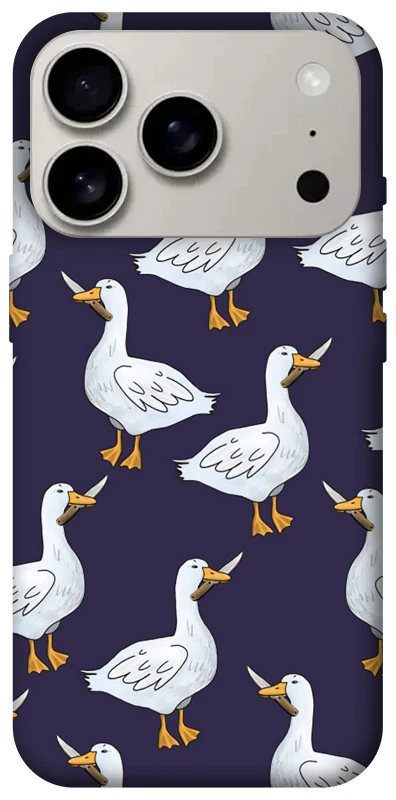 Чохол на Apple iPhone 17 Pro (6.3") Гуси з претензією фото 1 з 1